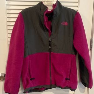 The North Face - magenta fleece - Girls XL (18)
